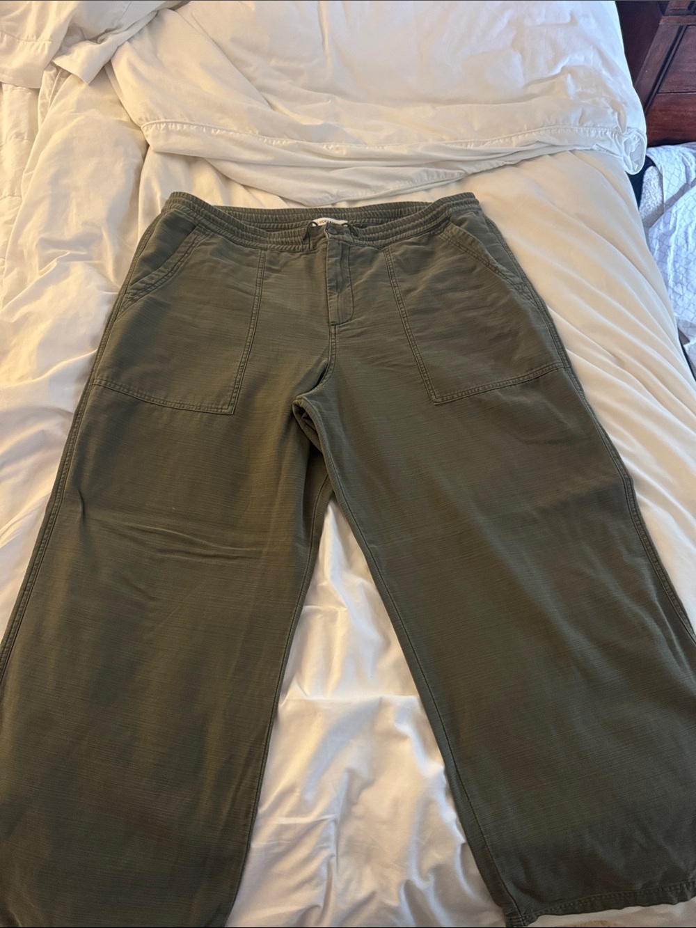 Lucky cotton summer drawstring pants